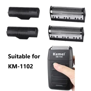 להבי תער Kemei KM-1102 - סט להבים חלופיים מנירוסטה