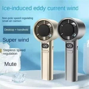 מאוורר ידני נייד - 120 מהירויות, נטען USB