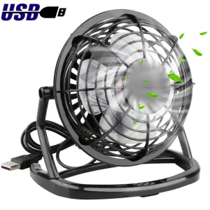 מאוורר שקט USB למחשב נייד - קירור קיץ יעיל