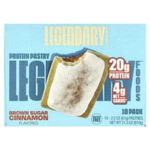 מאפה חלבון בטעם קינמון - 10 יחידות Legendary Foods