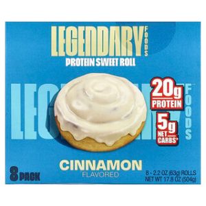 מאפינס קינמון חלבון Legendary Foods - 8 יחידות