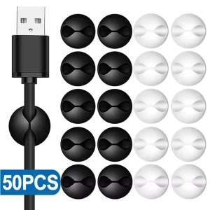 מארגן כבלים מיני 5,50 יח' - מסדר כבל USB לשולחן