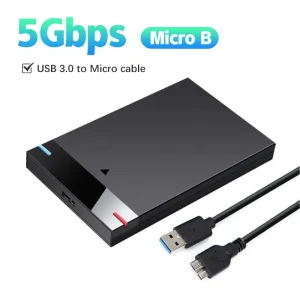 מארז דיסק קשיח 2.5 אינץ' נייד USB 3.0 עד 5TB