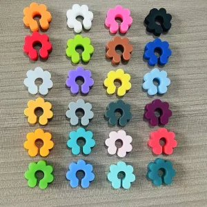 מארקי סיליקון לכוסות יין - זיהוי צבעוני למסיבה