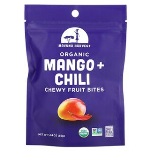 מבחר פירות לעיסים אורגני מנגו וצ'ילי - Mavuno Harvest