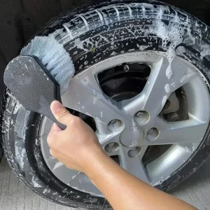 מברשת ניקוי גלגלים לרכב - סט ניקוי צמיגים וחישוקים
