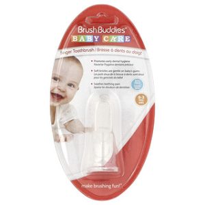 מברשת שיניים לאצבע לתינוקות 0-3 שנים - Brush Buddies