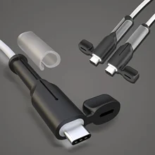 מגן כבל טעינה מסיליקון - Type-C,iPhone,USB A