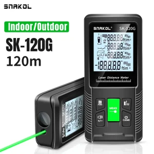 מד לייזר 120 מטר - Snakol - מדידת מרחק מדויקת