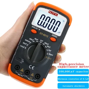 מד קיבול דיגיטלי NJTY DT6013 - מדידת קיבול קבלים