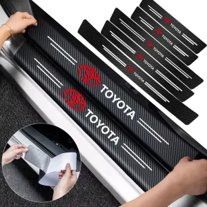 מדבקות ספי דלת קרבון לפי טויוטה GRsport