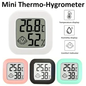 מדחום דיגיטלי-תצוגת LCD-לחות וטמפרטורה לבית