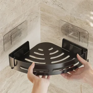 מדף אחסון למקלחת מפלסטיק - מדף לשמפו 1-3 יח'