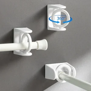 מוט תלייה מתכוונן 360 מעלות - לתליית מגבות