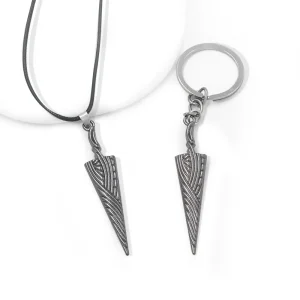 מחזיק מפתחות Hollow Knight Bone Nail - תליון מתכת