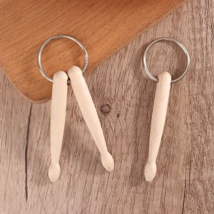 מחזיק מפתחות מקלות תיפוף מיני- מתנה לנגנים