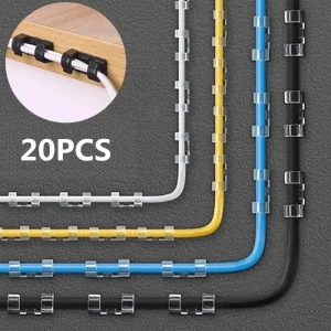 מחזיקי כבלים USB - מארז 20,5 - לארגון כבלים