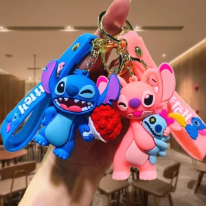 מחזיקי מפתחות אנימה דיסני- מיקי, מיני, לי & סטיץ'