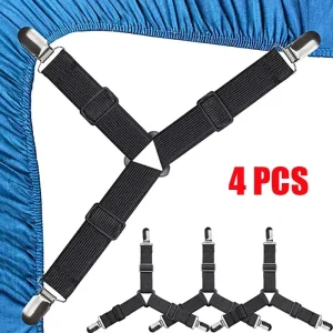 מחזיקי סדין משולשים - קליפסים לסדין מזרן מתכווננים