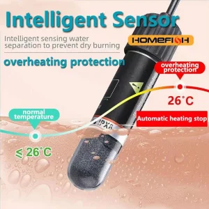 מחמם אקווריום מיני 10W - מוט חימום USB לדגים קטנים