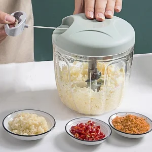 מטחנת בשר ידנית - 500,900ML לקוצץ שום וירקות
