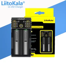 מטען סוללות LiitoKala Lii-202 - אוניברסלי חכם