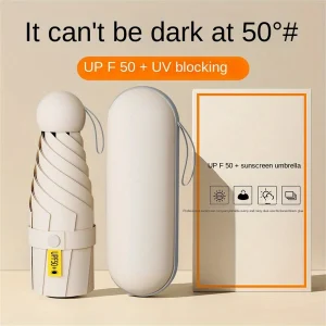 מטריה מיני ניידת אנטי UV - ליום שמש וגשם