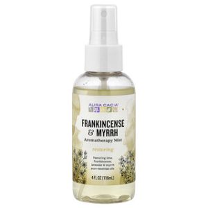 מיסט ארומתרפיה מור ולבונה Aura Cacia - 118 מ"ל