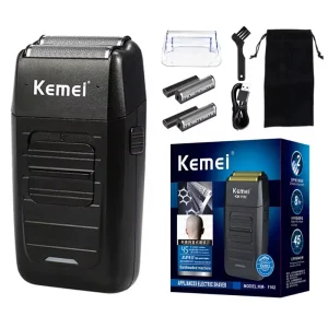 מכונת גילוח חשמלית Kemei KM-1102 - גילוח חלק ונוח