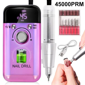 מכונת שיוף ציפורניים חשמלית נטענת - 45000RPM
