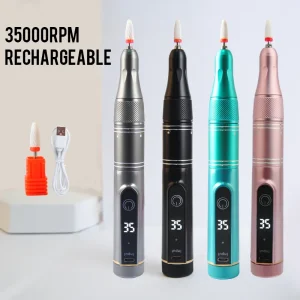מכונת שיוף ציפורניים ניידת 35000RPM - אלחוטית