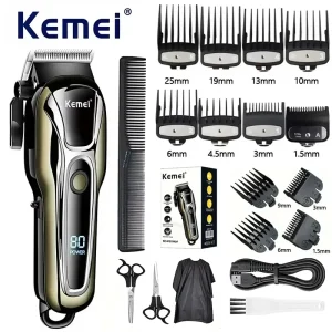 מכונת תספורת נטענת Kemei PG1990A - לגבר ולברבר