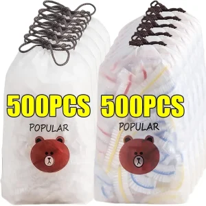 מכסי מזון חד פעמיים - 500,100 יחידות - אריזה אטומה