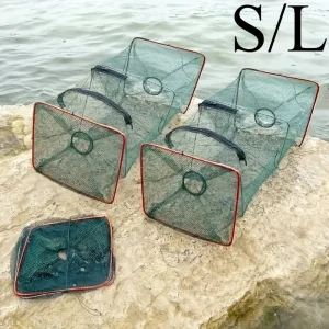 מלכודת דגים מתקפלת פרימיום - לציוד דיג נייד