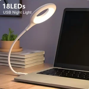מנורת מחשב ניידת USB - 18 נוריות LED לעיניים