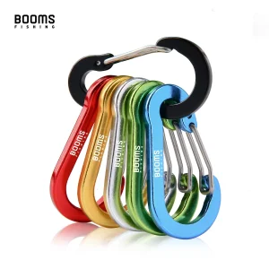מנעול קרבינר אלומיניום Booms Fishing CC1- סט 6 יח'