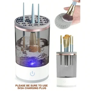מנקה מברשות איפור חשמלי נייד USB - מהיר ויעיל