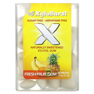 מסטיק קסיליטול Xyloburst בטעם פירות-25 יחידות