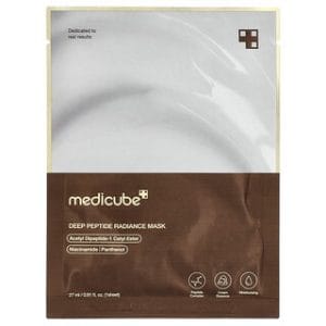 מסיכת יופי Medicube Deep Peptide - 1 יחידה לעור קורן