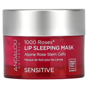 מסיכת שפתיים לילה 1000 Roses Andalou Naturals - לעור רגיש