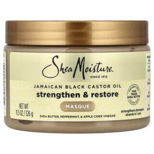 מסכת הזנה לשיער - SheaMoisture שמן קיק שחור