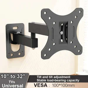 מעמד קיר טלוויזיה מסתובב 10-32 אינץ'- Full Motion