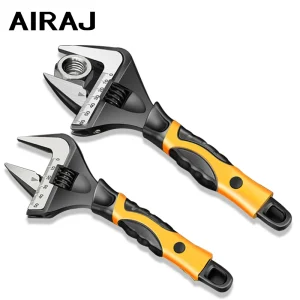 מפתח ברגים מתכוונן AIRAJ נירוסטה- תיקון אינסטלציה