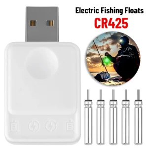 מצוף דיג חשמלי נטען CR425 - מטען USB נייד