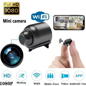 מצלמת אבטחה WiFi זעירה X5 - ראיית לילה , HD 1080P