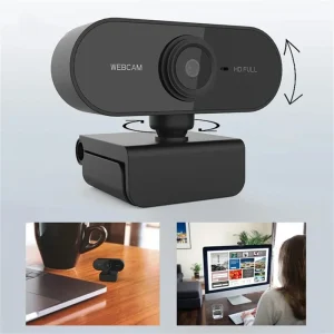 מצלמת רשת USB למחשב נייד - 1080P עם מיקרופון