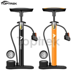 משאבת אופניים ניידת 160PSI - מד לחץ, אביזרים