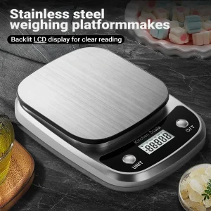 משקל מטבח דיגיטלי מדויק 22lb - בישול ואפייה