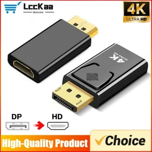 מתאם DP ל-HDMI 4K - ממיר וידאו למחשב וטלוויזיה
