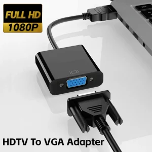 מתאם HDTV ל-VGA - ממיר וידאו למחשב נייד